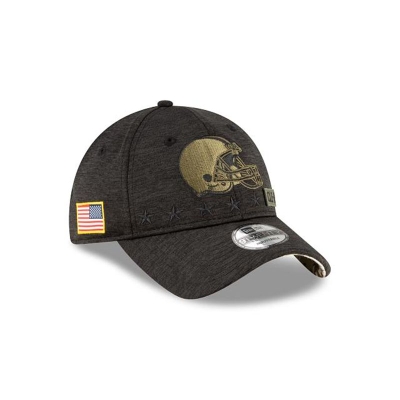 Cleveland Browns Gorra | New Era NFL Salute To Service 9twenty Adjustable Cap Mexico - Negros